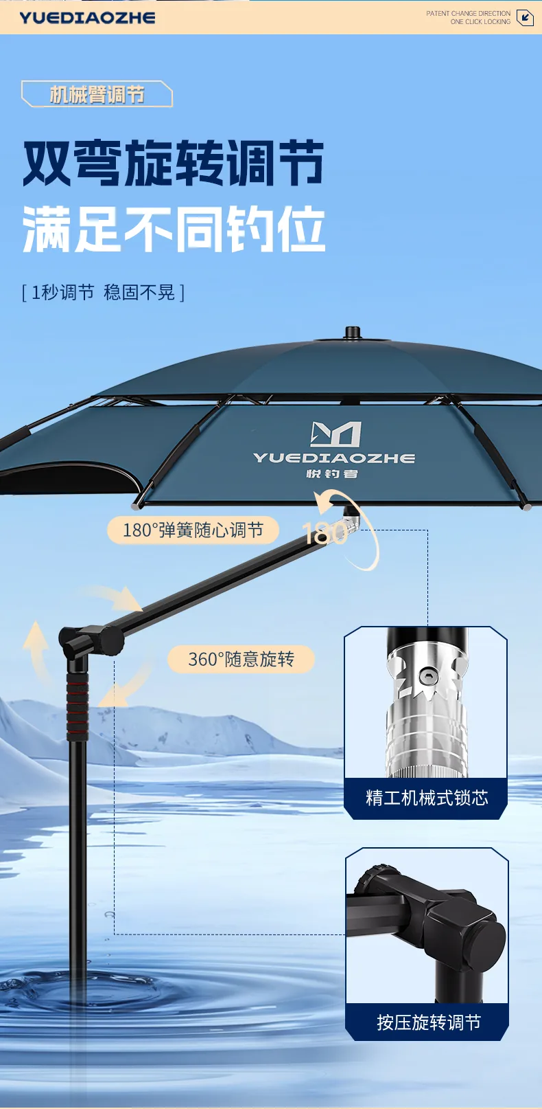 机械臂钓鱼伞详情05