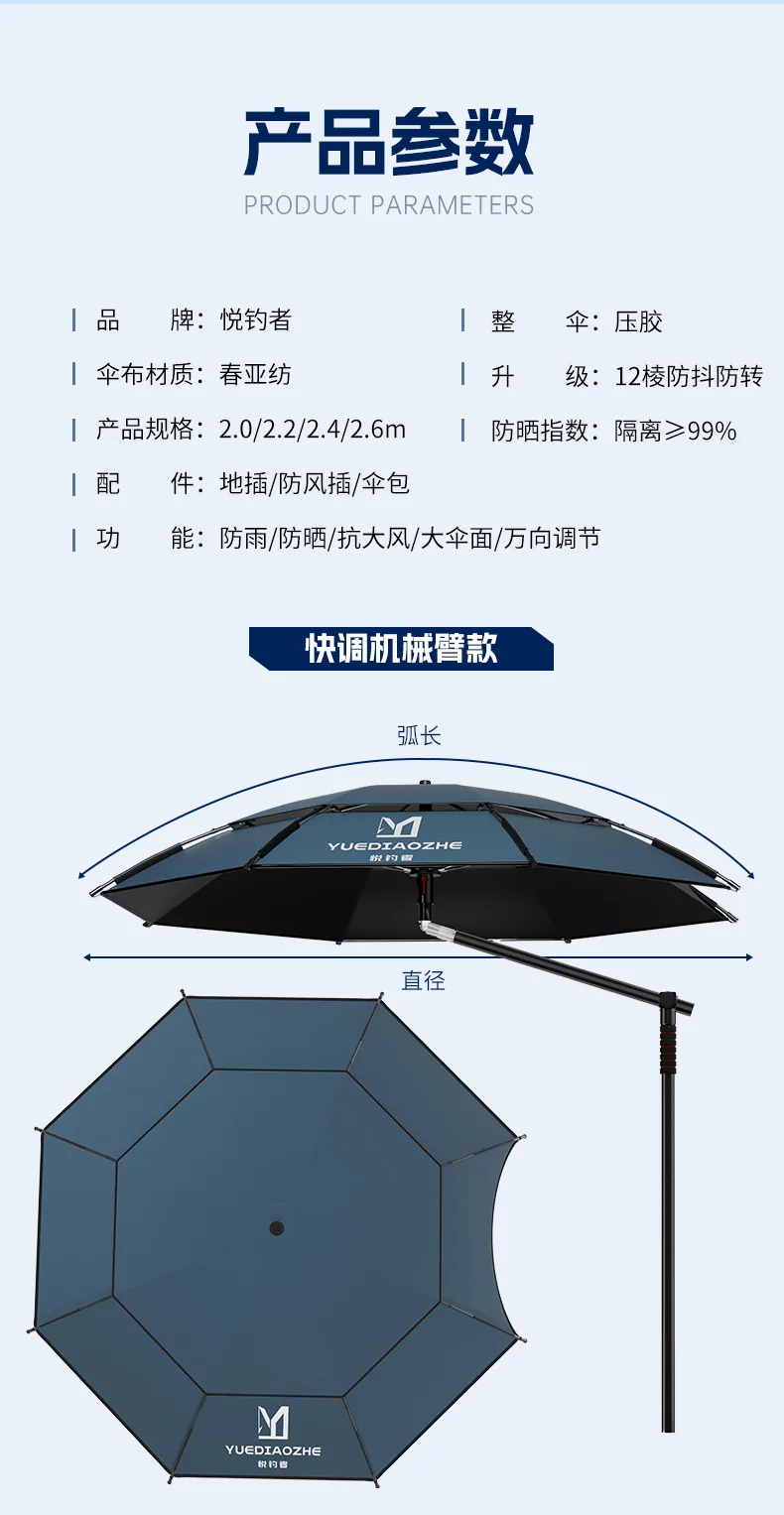 机械臂钓鱼伞详情18